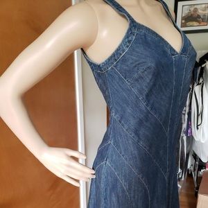 Ralph Lauren Denim Midi Dress *like new*